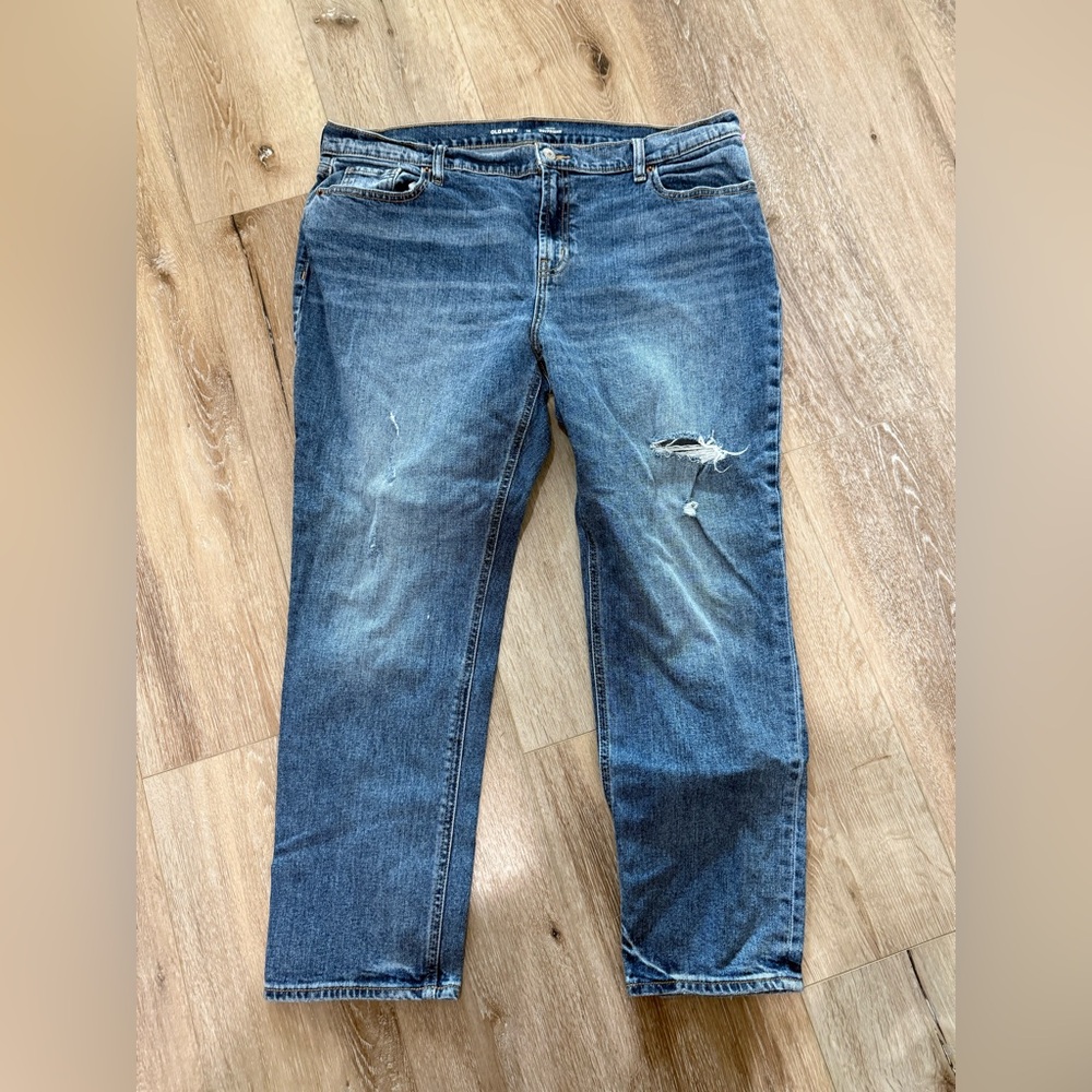 Old navy mid rise boyfriend jeans sz 14
